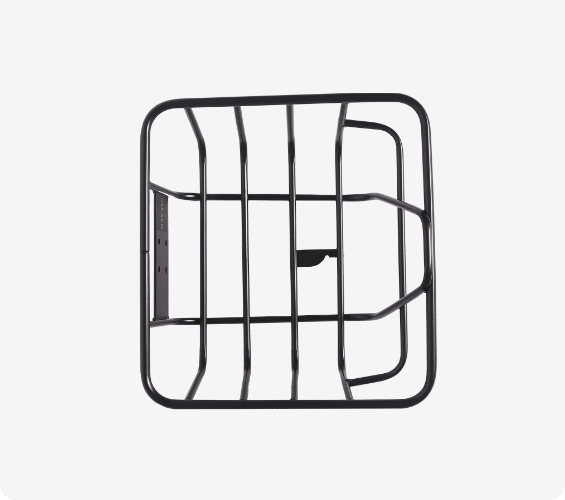 DWMEIGI large front basket for the Zeus, seen from above