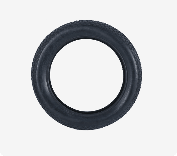 DWMEIGI 20 × 4.0-inch fat tire for the MG1703 Zeus, side view