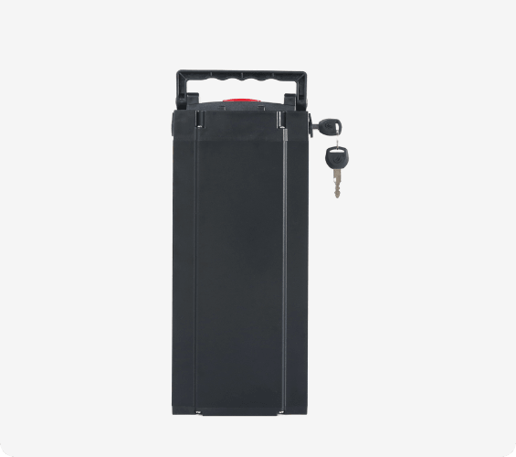 DWMEIGI MG708 battery for the Hera, front view with its key