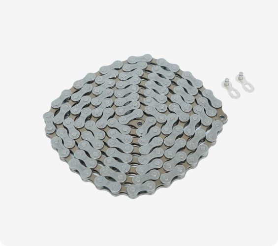 Coiled KMC chain for the DWMEIGI MG708 Hera, with two magic clasps