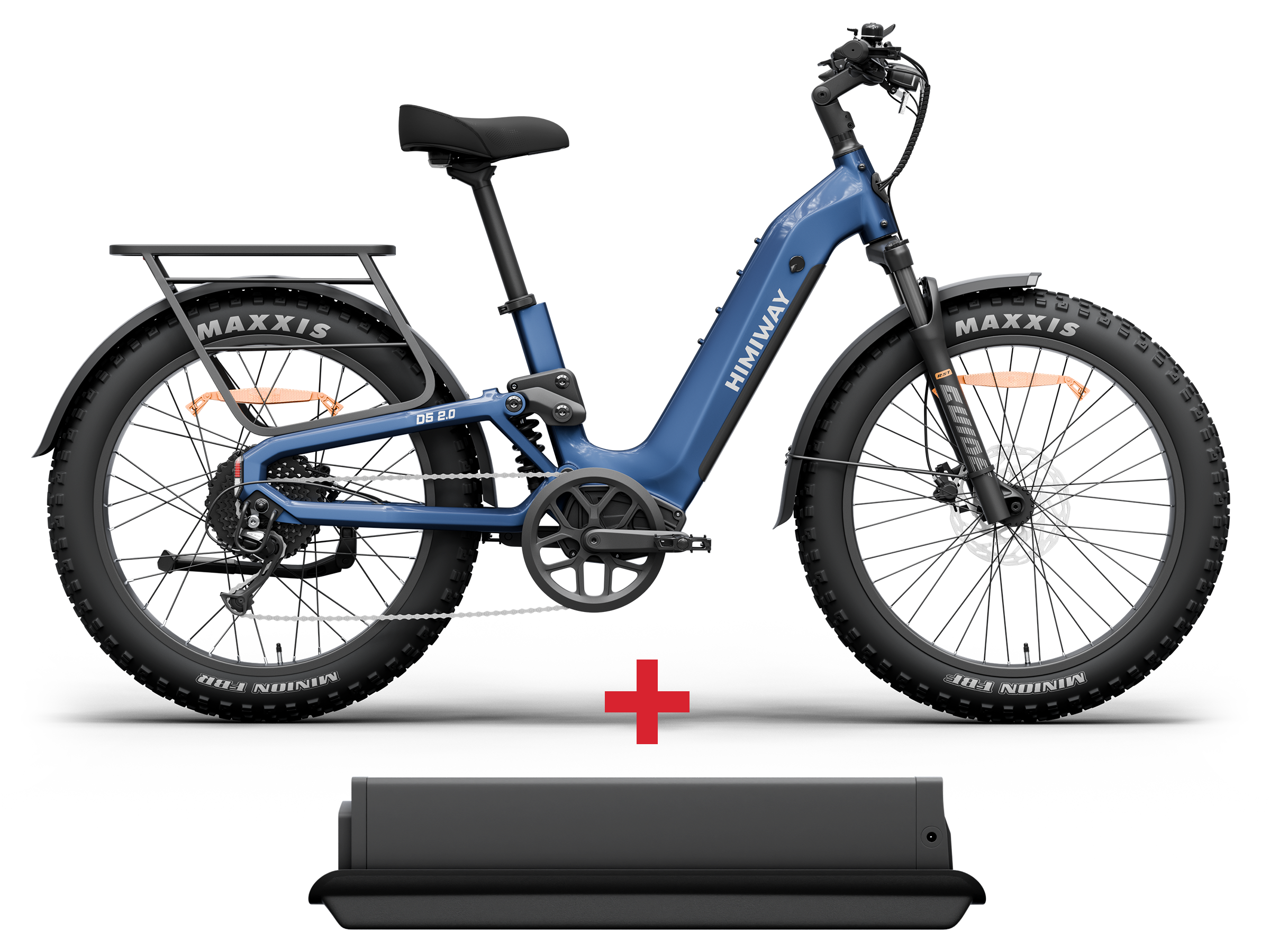 Himiway D5 <sup> 2.0</sup> ST eBike in midnight blue