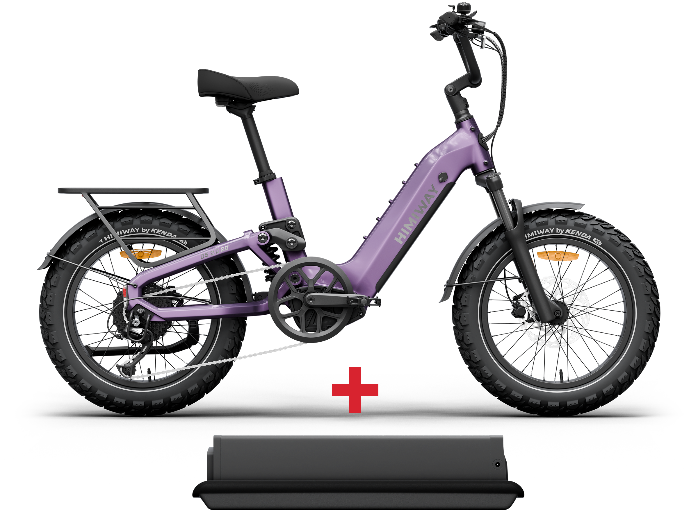 Himiway D5<sup> 2.0</sup> 20" eBike in nebula mist