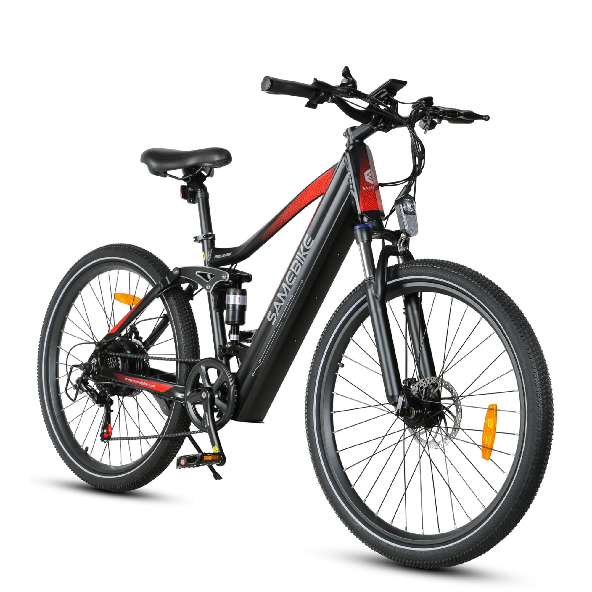Samebike Polaris H, Black in ral 9004 signal black