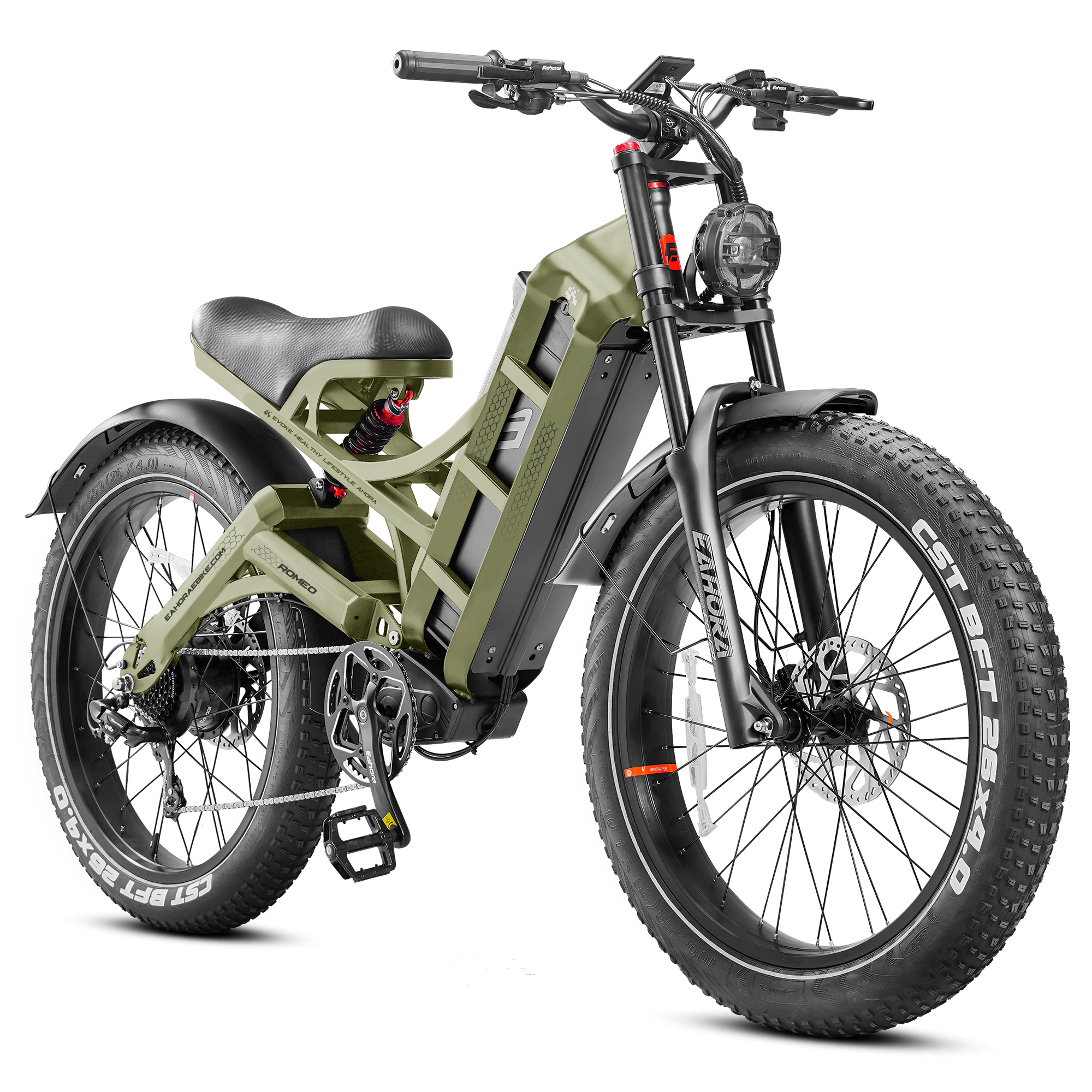 Eahora Romeo Pro Moped-Style eBike in Green