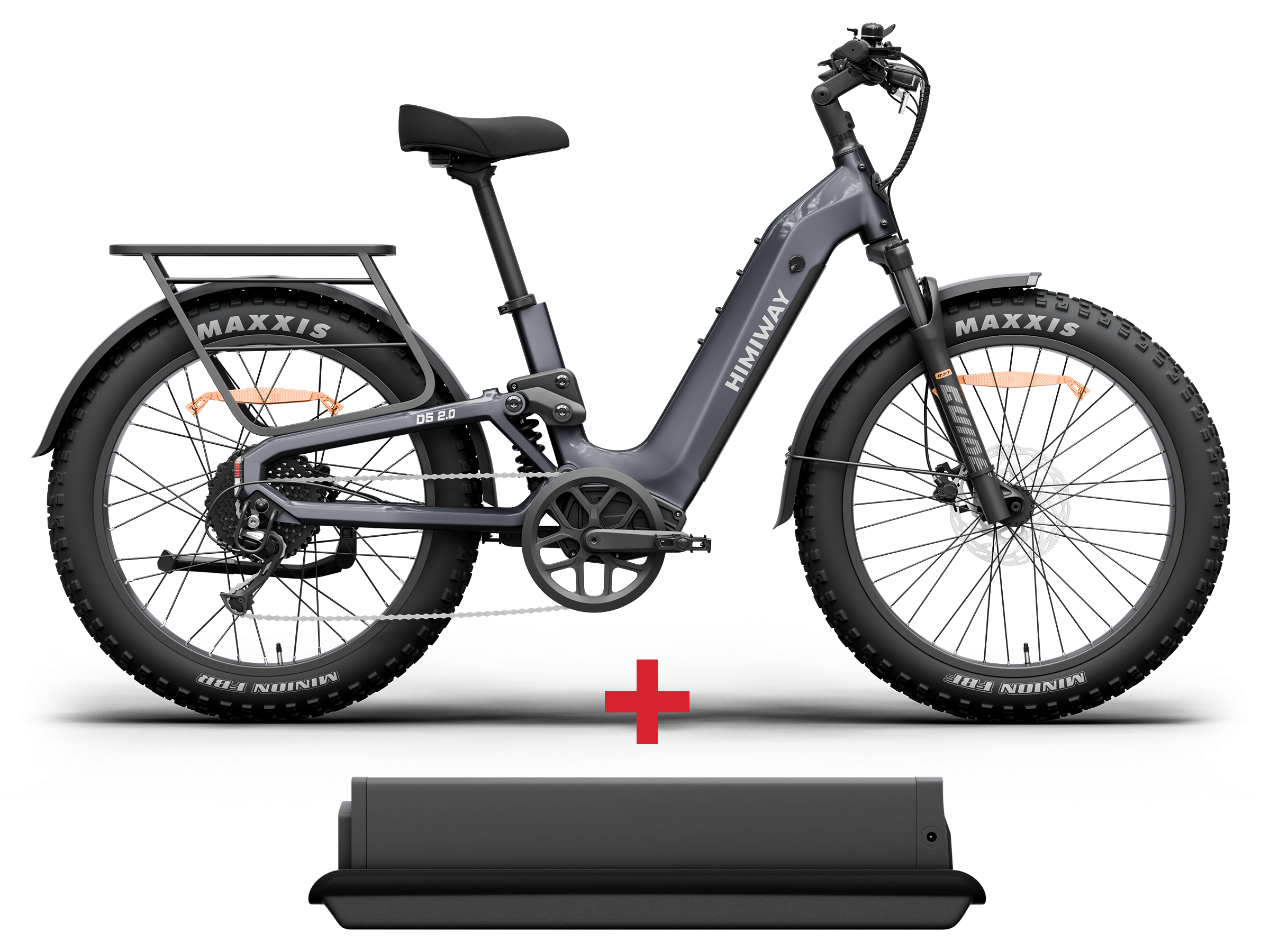 Himiway D5 <sup> 2.0</sup> ST eBike in space grey