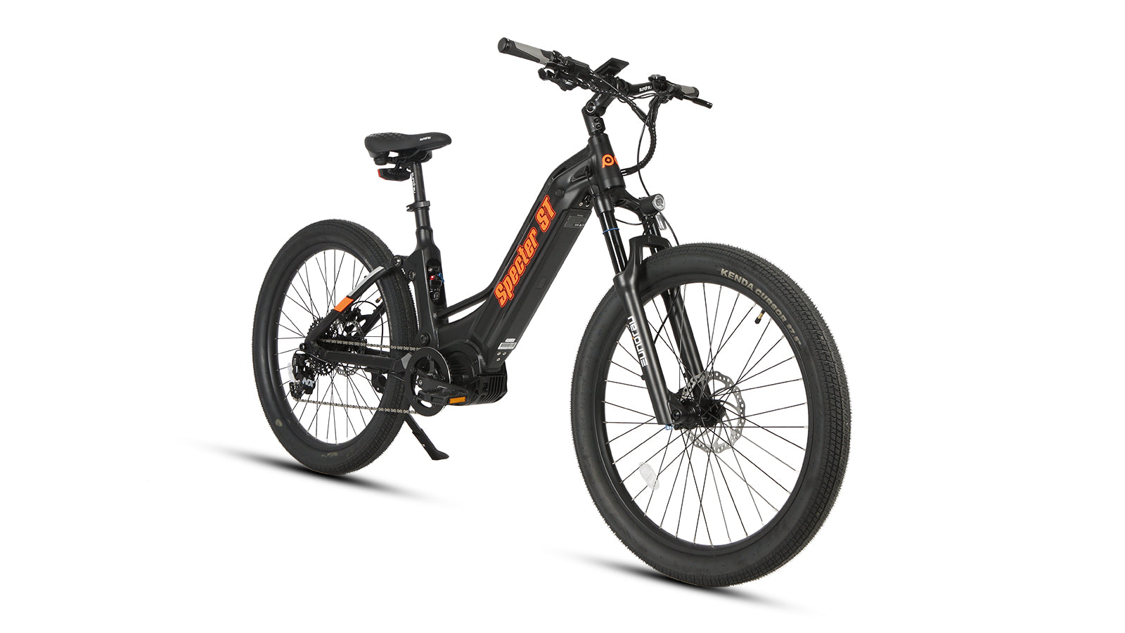Eunorau SPECTER-ST 2.0 Step-Thru eMTB – White – front three-quarter right view
