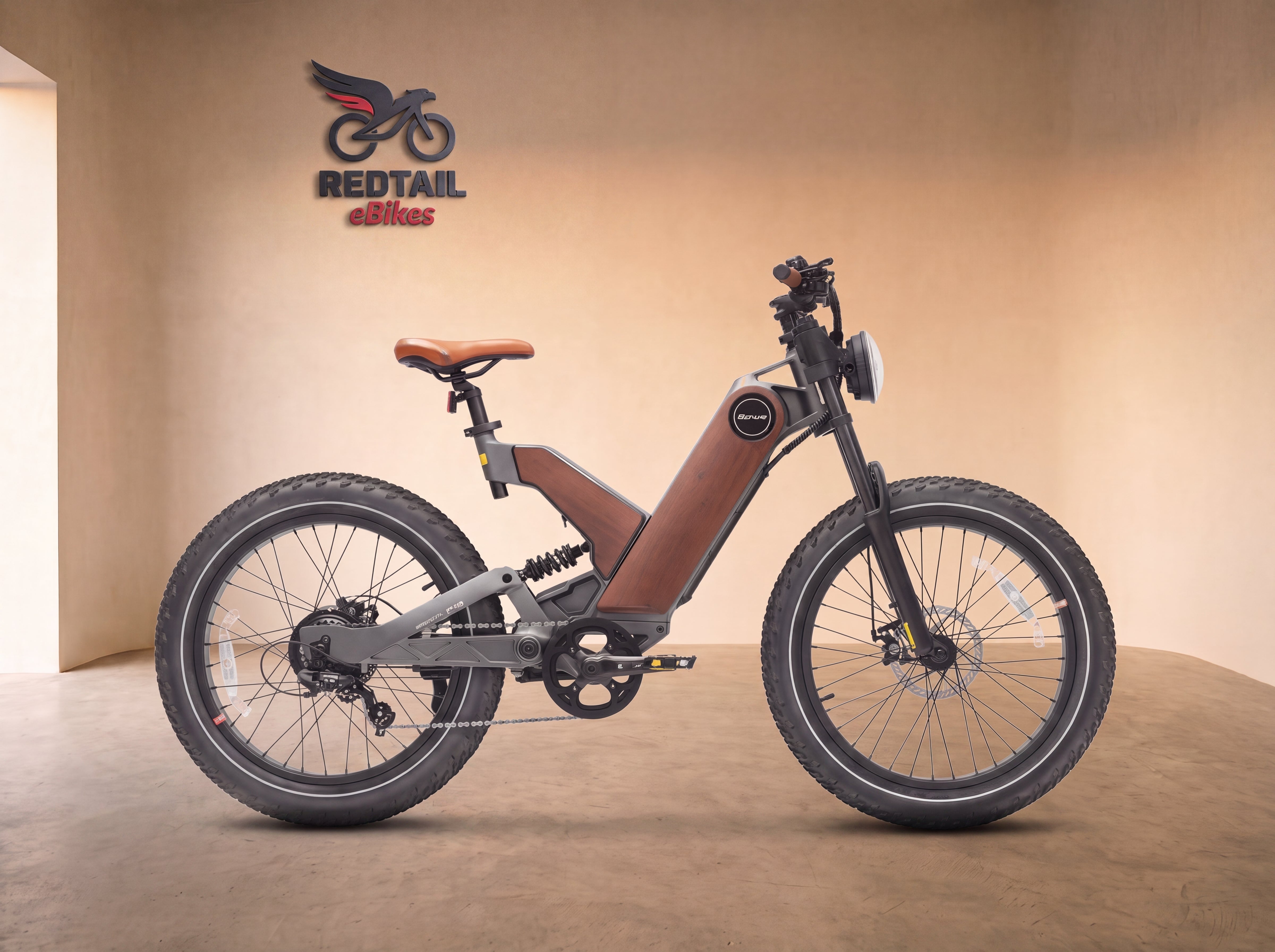 Eahora P5 Plus moped-style eBike, studio cover — Redtail eBikes