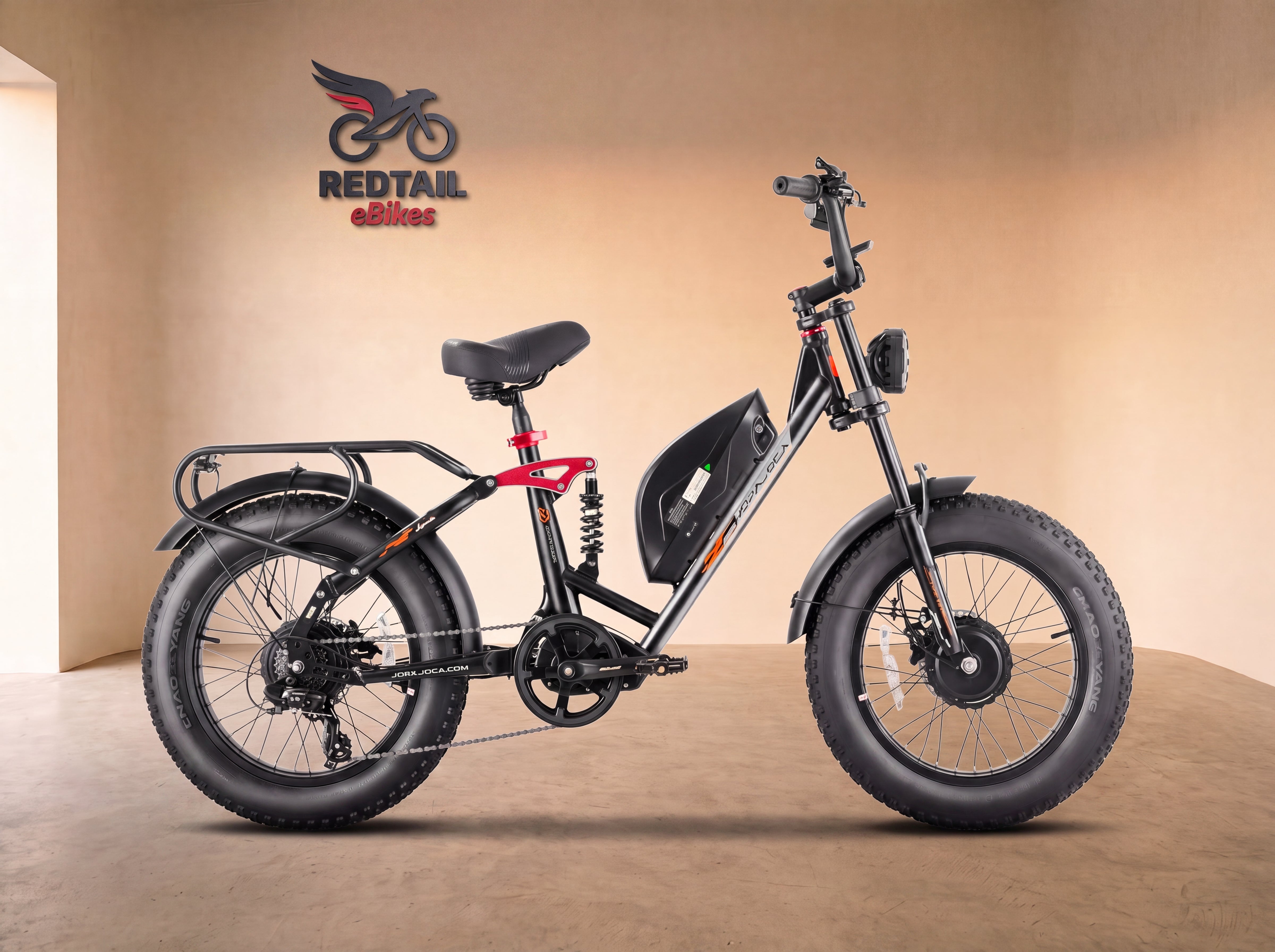 Eahora Luna II moped-style eBike, studio cover — Redtail eBikes