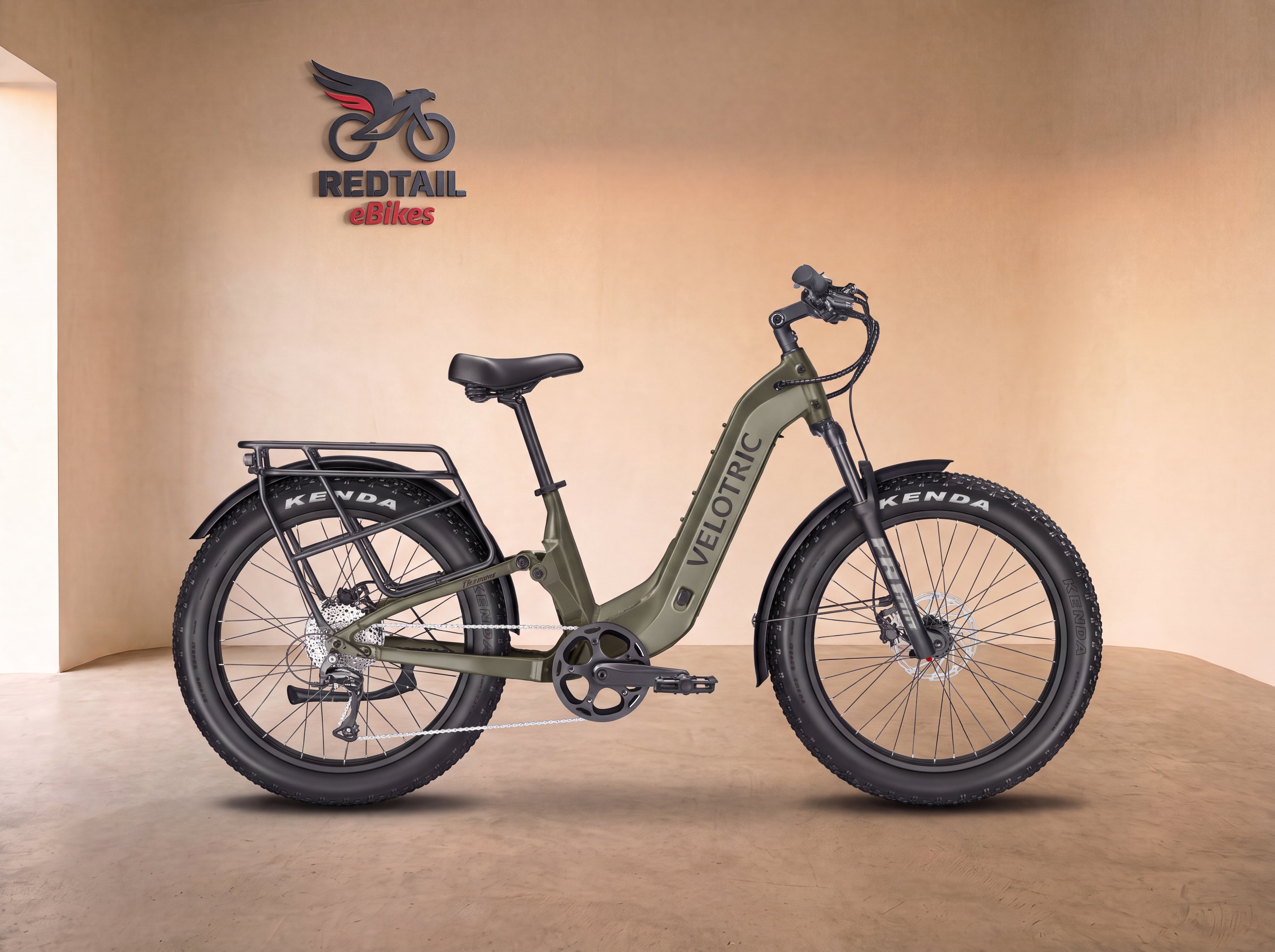 Velotric Nomad 2X Full Suspension Fat Tire eBike — studio cover — Redtail eBikes