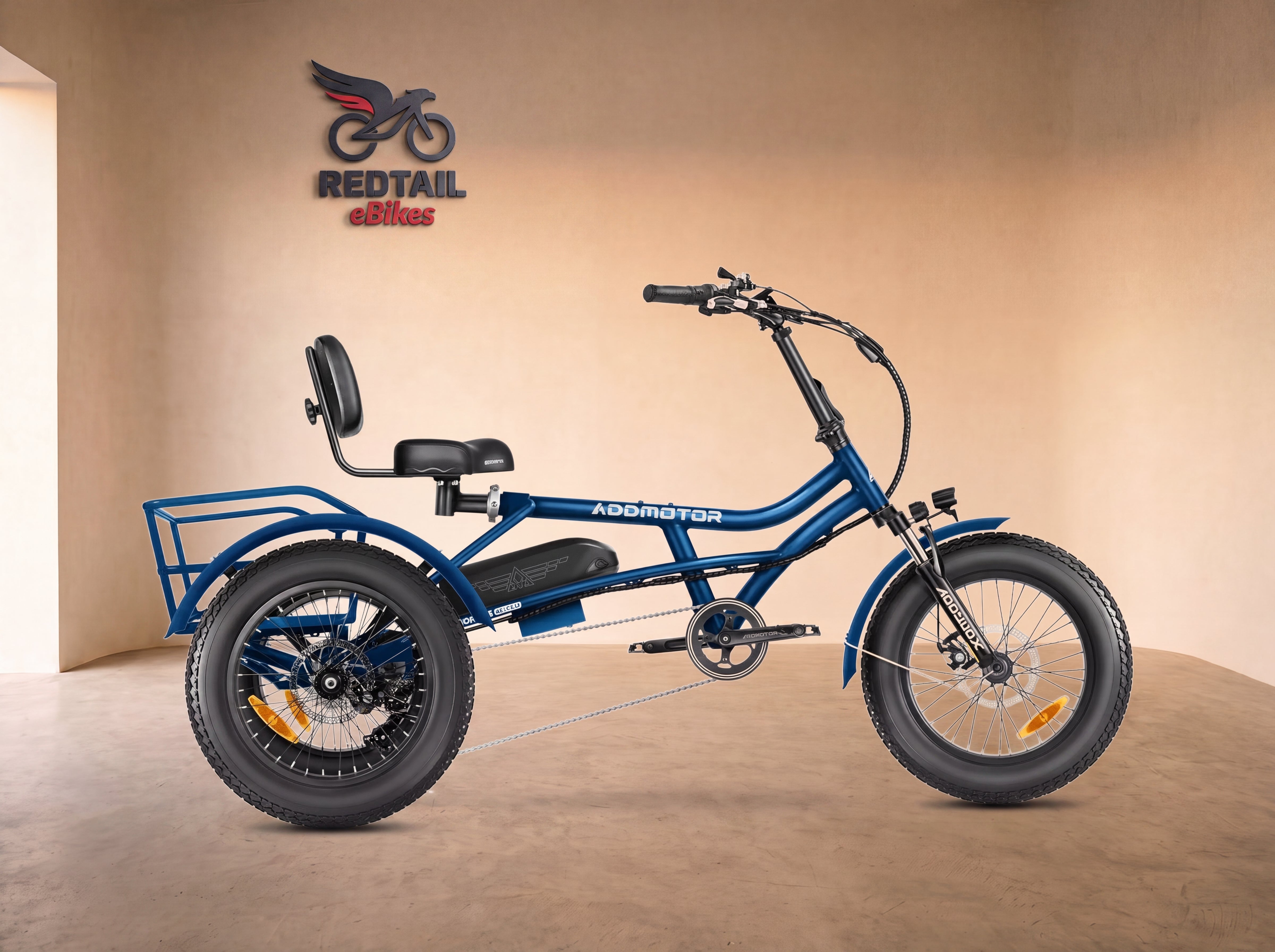 Addmotor Arisetan II M-360 Mini Semi-Recumbent eTrike — Redtail studio cover