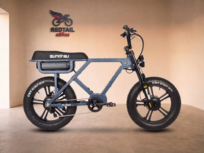 Eunorau FLASH AWD 1.0 Dual-Motor Moto eBike — Redtail studio cover