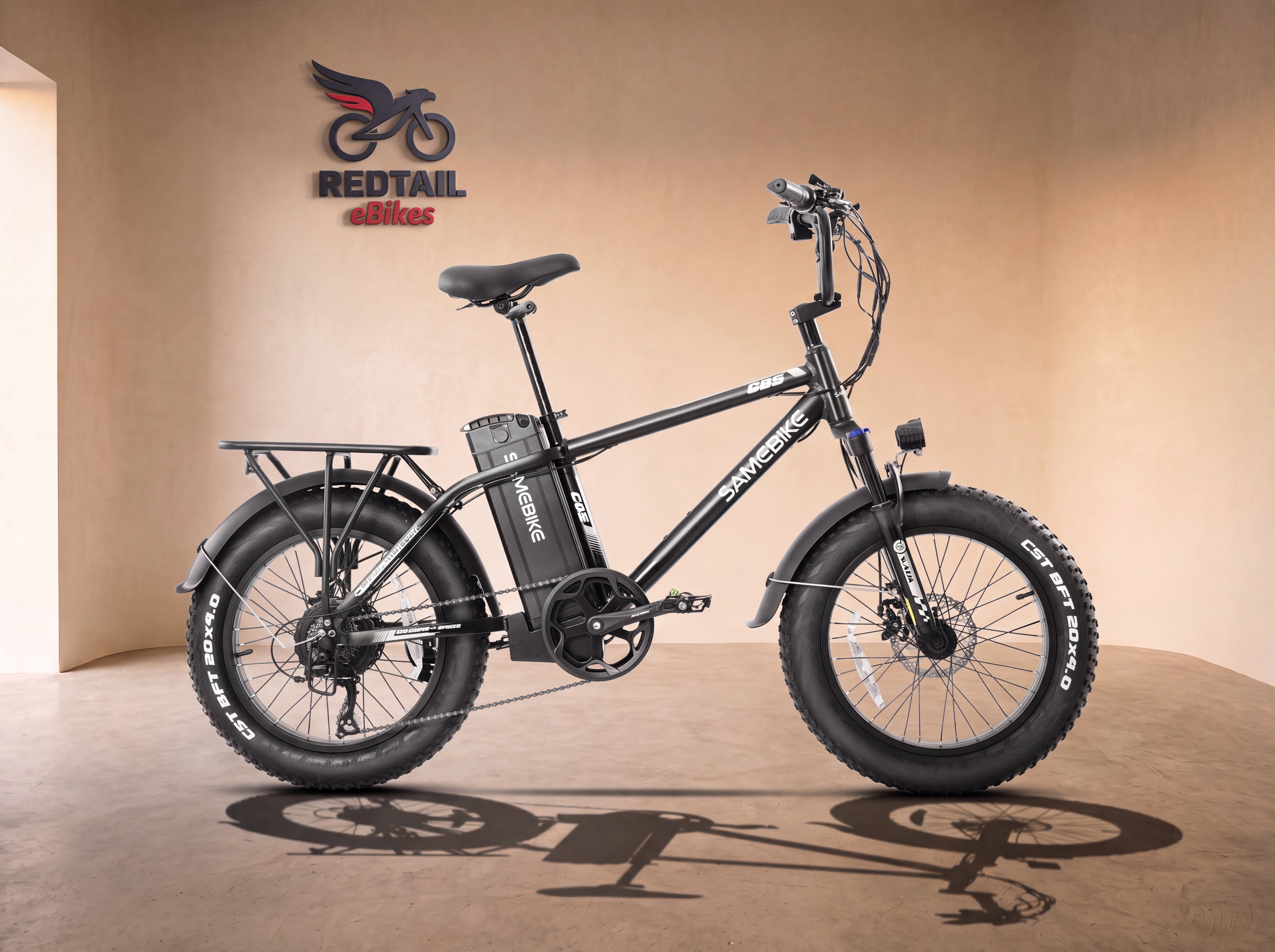 Samebike XWC05, Black Silver — studio cover — Redtail eBikes
