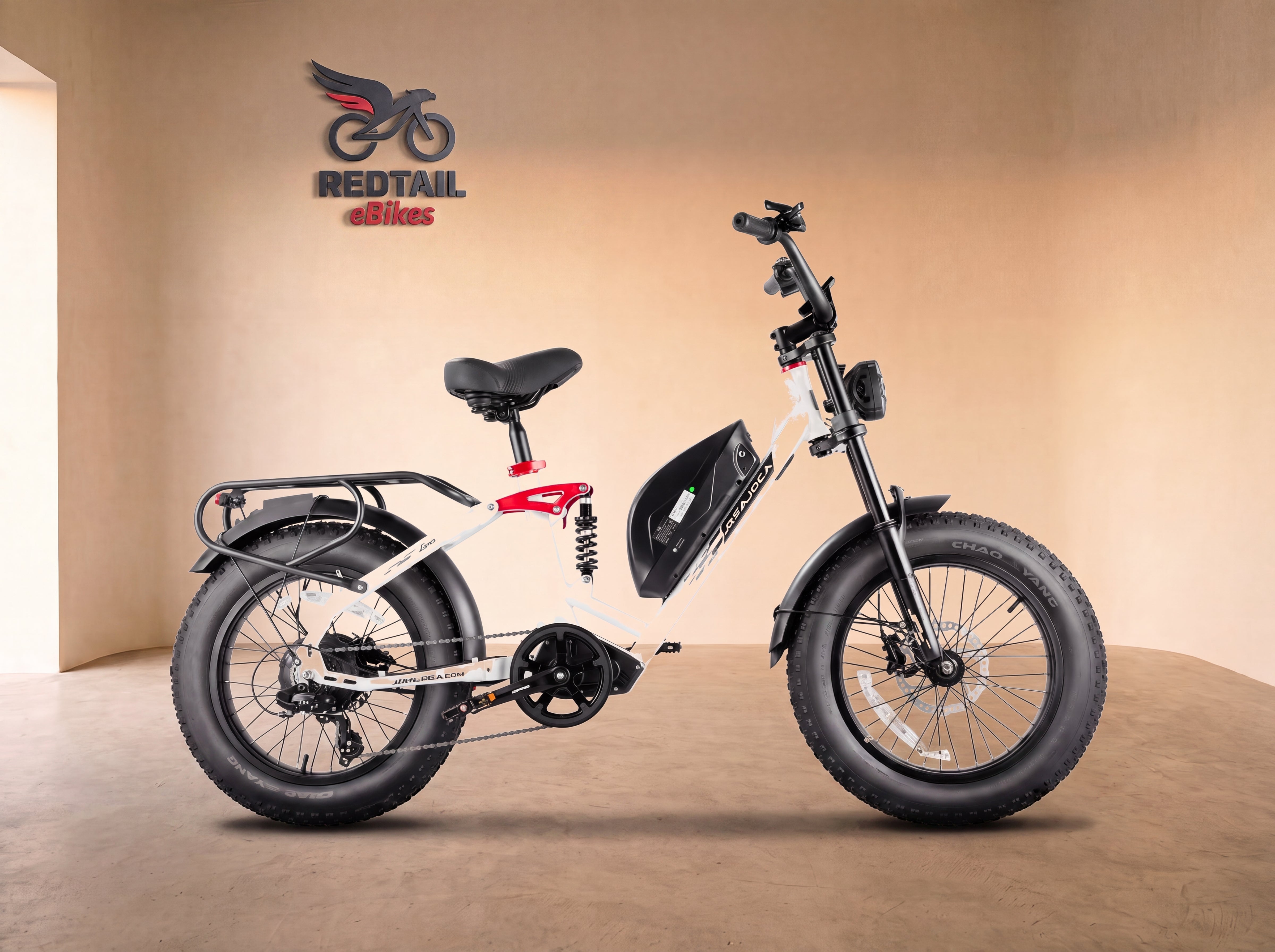 Eahora Luna moped-style eBike, studio cover — Redtail eBikes