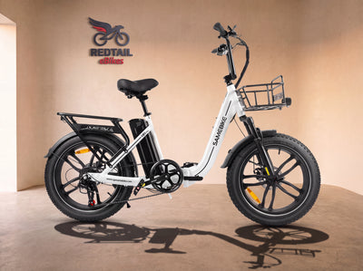 Samebike C05Pro, White — studio cover — Redtail eBikes