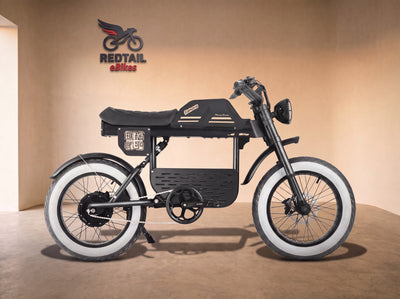 Eahora FT-01 Max moped-style eBike, studio cover — Redtail eBikes