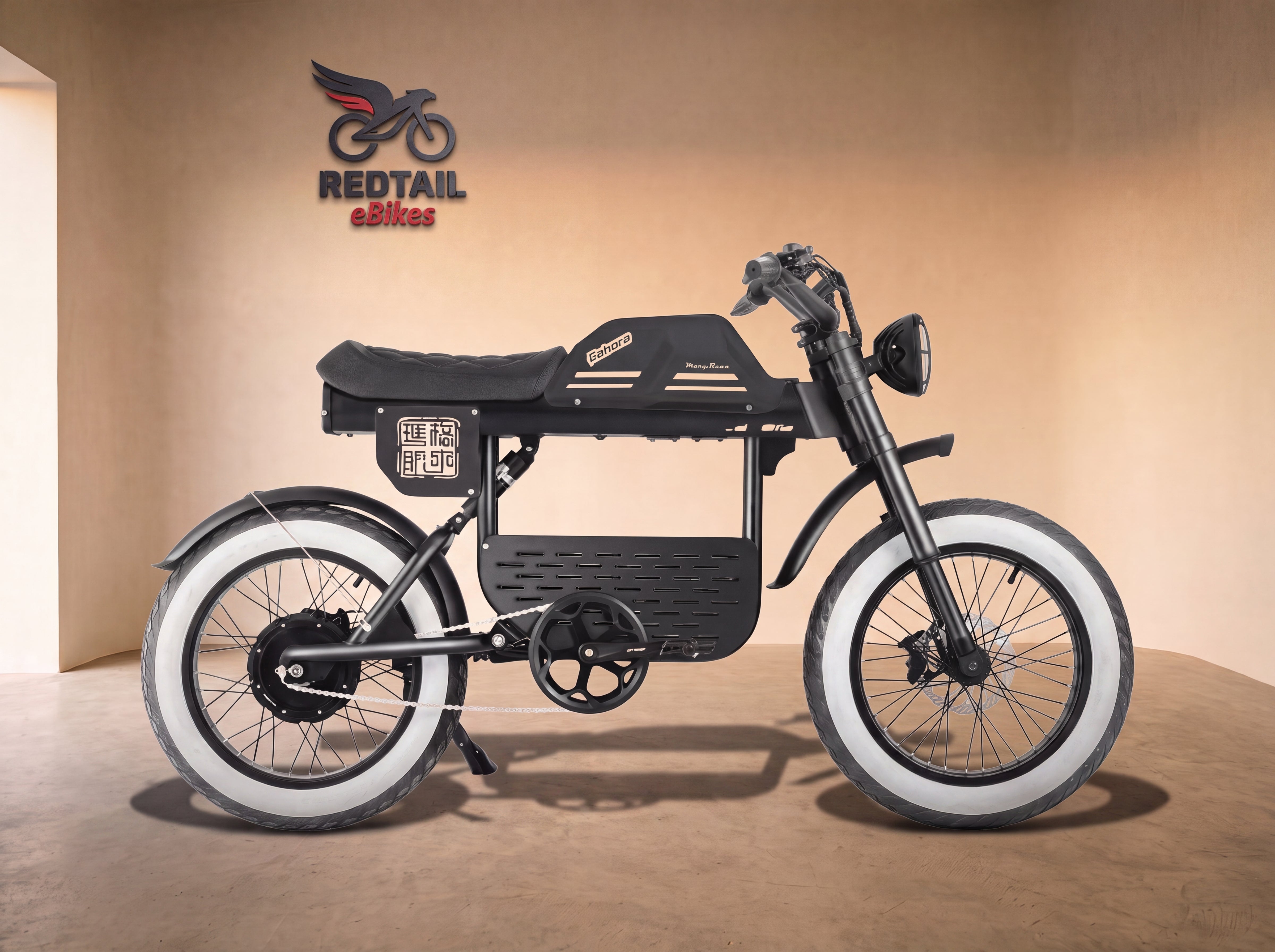 Eahora FT-01 Max moped-style eBike, studio cover — Redtail eBikes