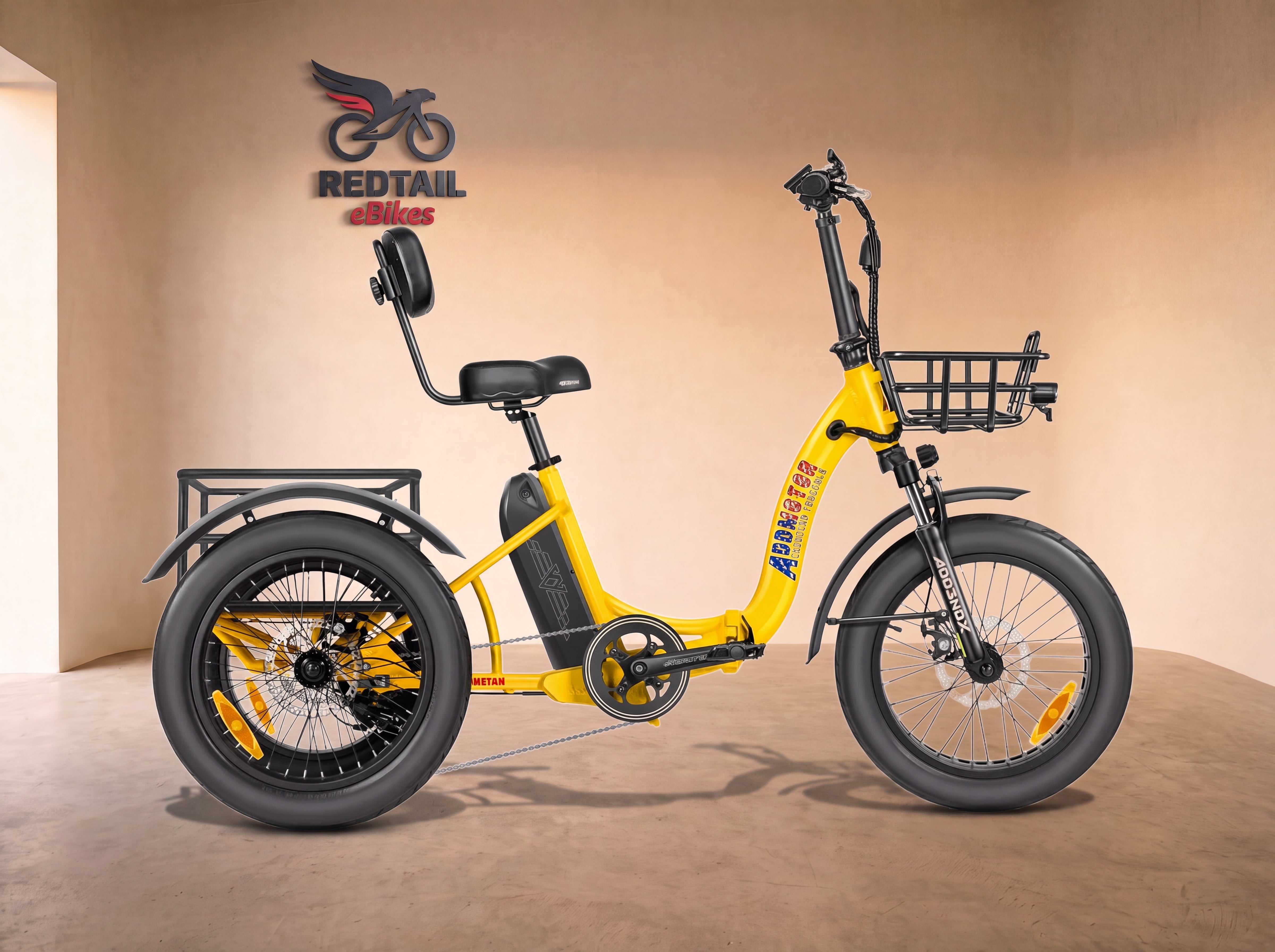 Addmotor Triketan M-330F Folding eTrike — Redtail studio cover