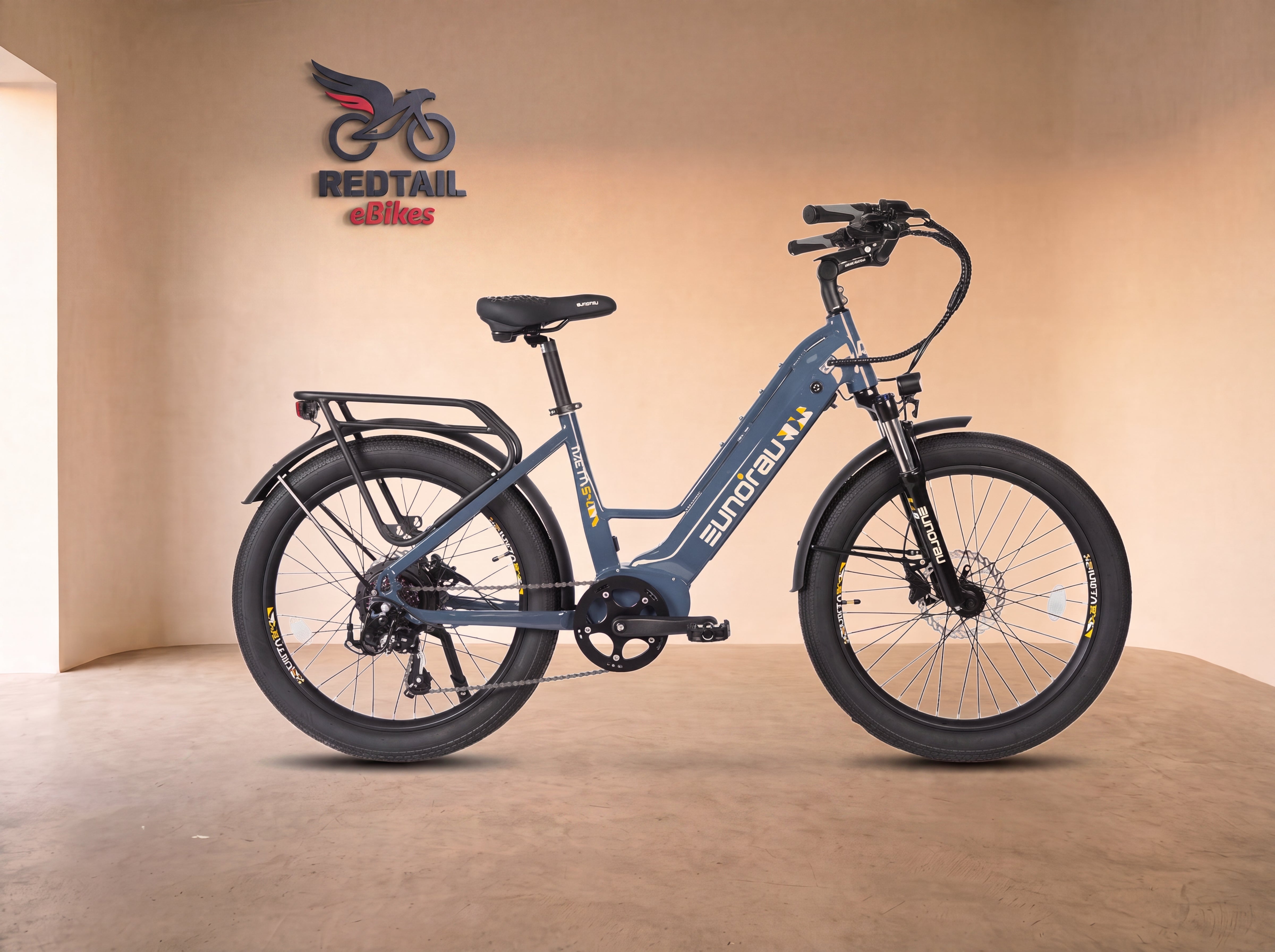 Eunorau META 24 step-thru eBike — Redtail studio cover