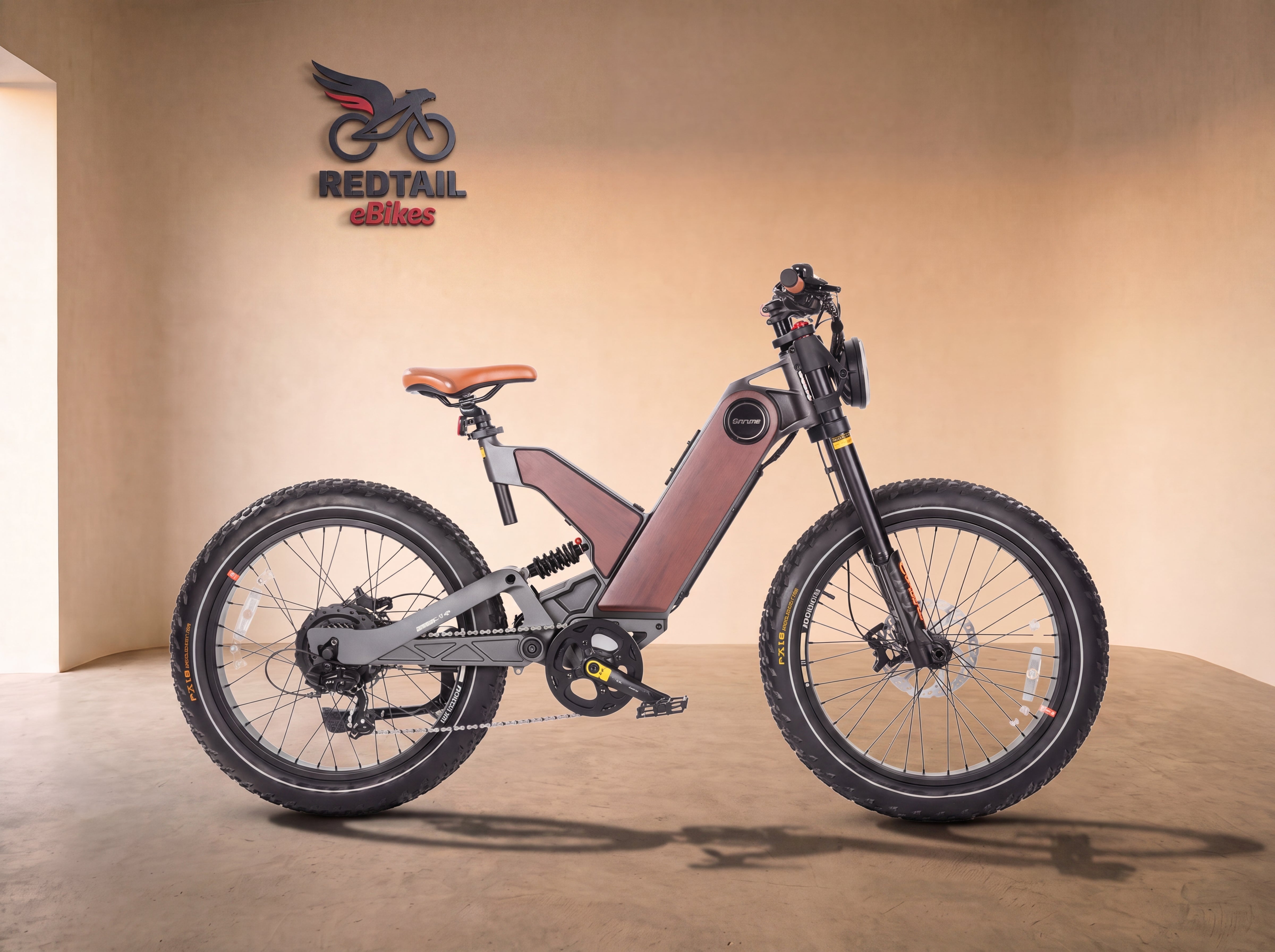 Eahora P5 II moped-style eBike, studio cover — Redtail eBikes