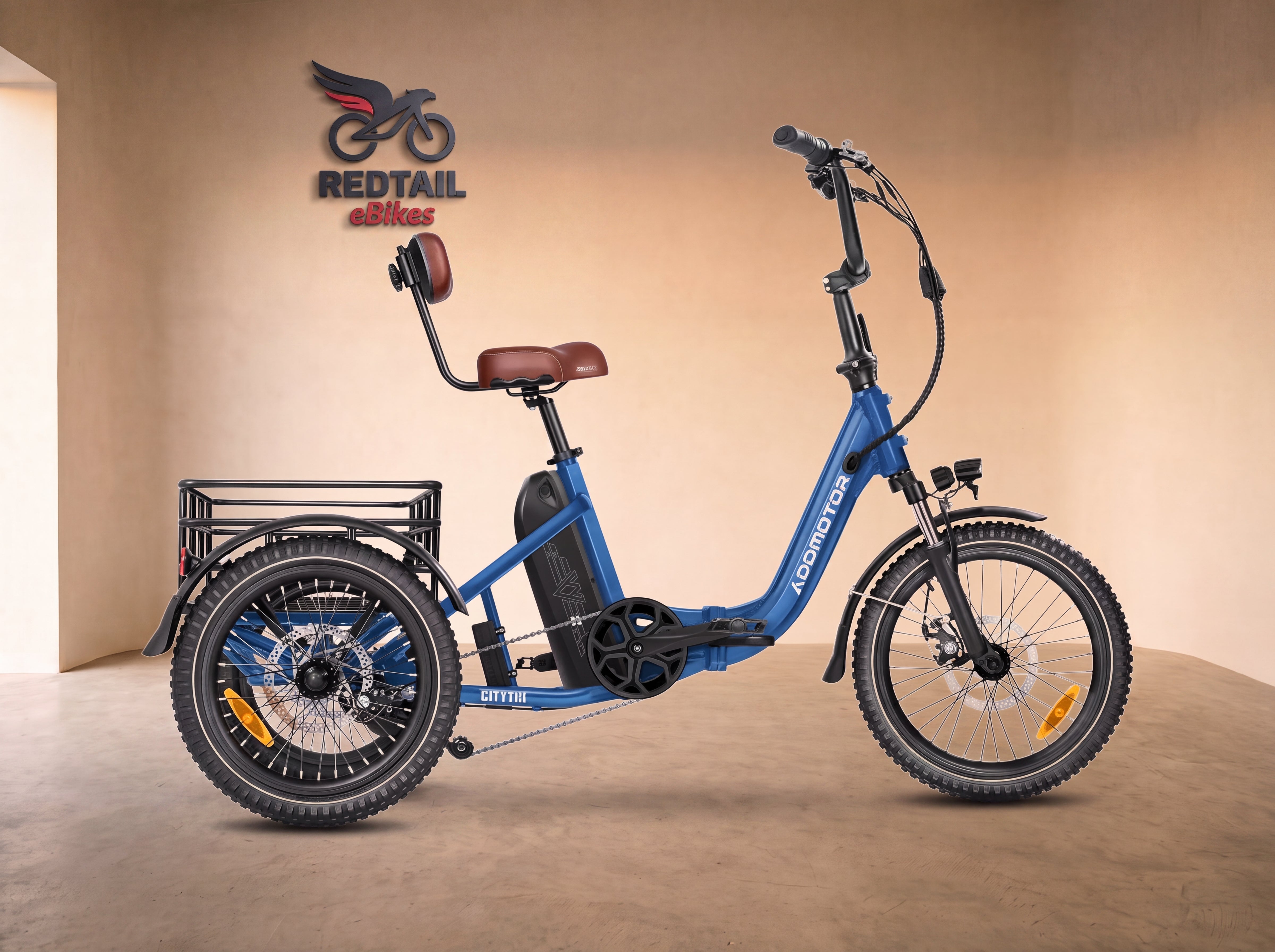 Addmotor Citytri E-310 Folding Electric Trike — Redtail studio cover