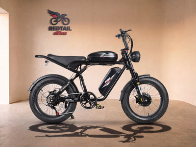 Samebike Pilot SR, Black — studio cover — Redtail eBikes