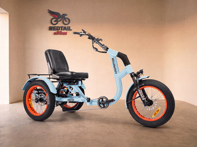 Addmotor Freetan M-368X Full-Suspension Semi-Recumbent eTrike — Redtail studio cover