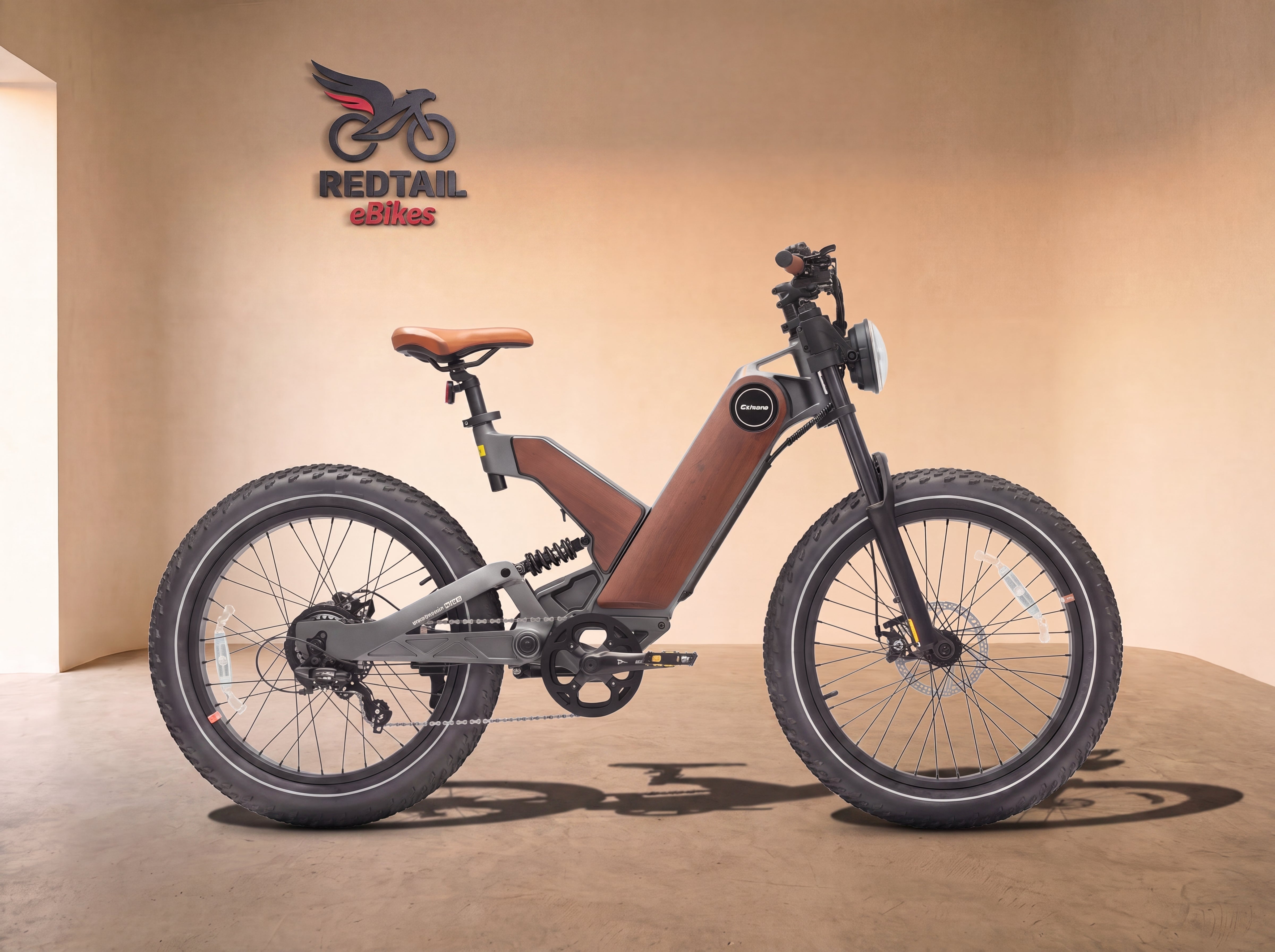 Eahora P5 moped-style eBike, studio cover — Redtail eBikes