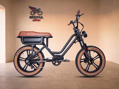 Eunorau FLASH LITE ST Step-Thru eMoped — Redtail studio cover