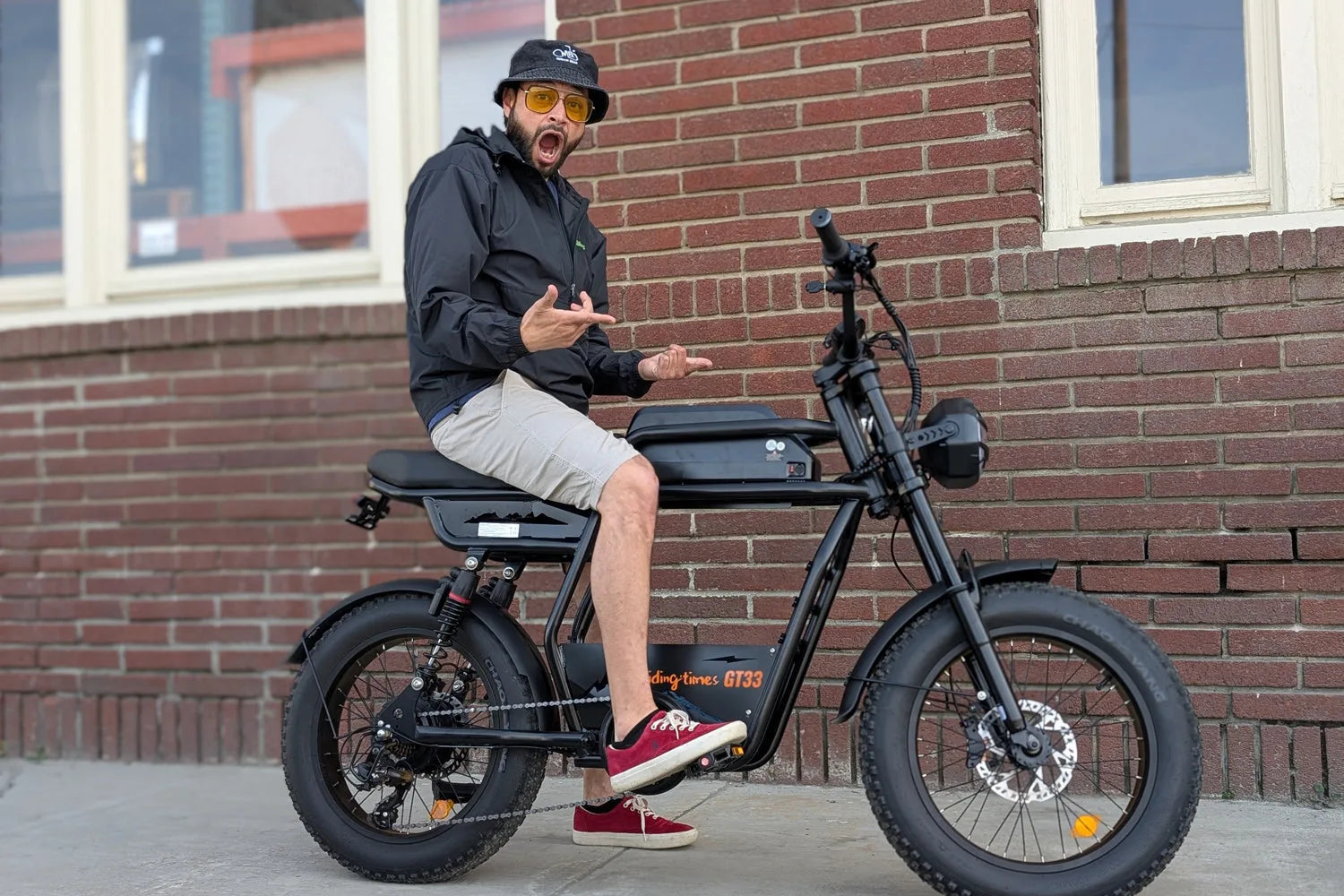 GT33 All-Terrain Cafe Racer Cargo Electric Bike