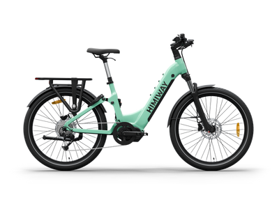 Himiway A7 Pro Commuter eBike – Green – right side profile