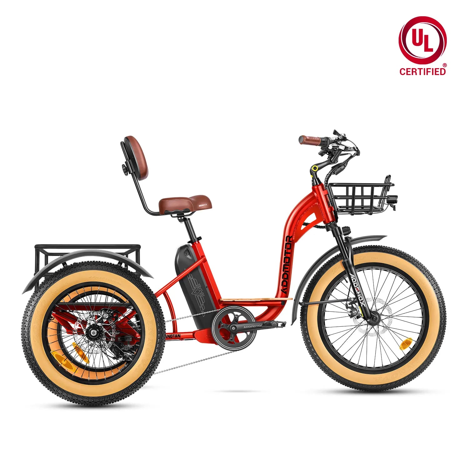 Addmotor Grandtan M-340 Off-Road Electric Trike — red
