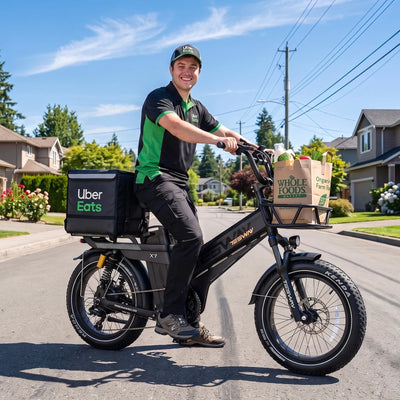 Tesway X7 PRO Long-Range Electric Bike, 52V 60Ah, 200-Mile Claimed Range