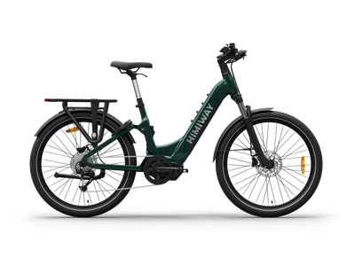 Himiway A7 Pro Commuter eBike – Emerald Green – right side profile