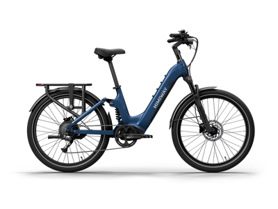 Himiway A7 Commuter eBike – Midnight Blue – right side profile