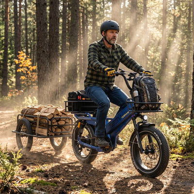 Tesway X7 PRO Long-Range Electric Bike, 52V 60Ah, 200-Mile Claimed Range