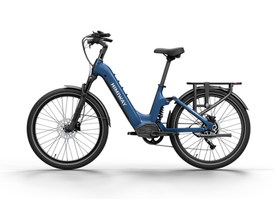 Himiway A7 Commuter eBike – Midnight Blue – left side profile