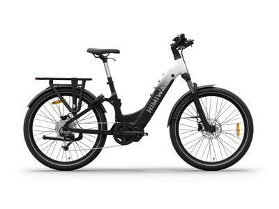 Himiway A7 Pro Commuter eBike – Black & White Gradient – right side profile