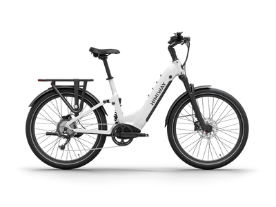Himiway A7 Commuter eBike – White – front three-quarter right view