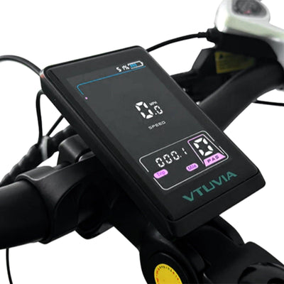 The SN100 display on the bars, close-up