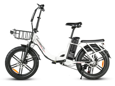 Samebike CY20 Pro Folding Commuter Electric Bike, Solid Wheel