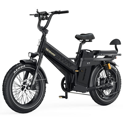 Tesway X7 PRO Long-Range Electric Bike, 52V 60Ah, 200-Mile Claimed Range
