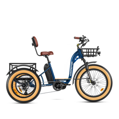 Addmotor Grandtan Turbo Mid-Drive eTrike — neptune blue