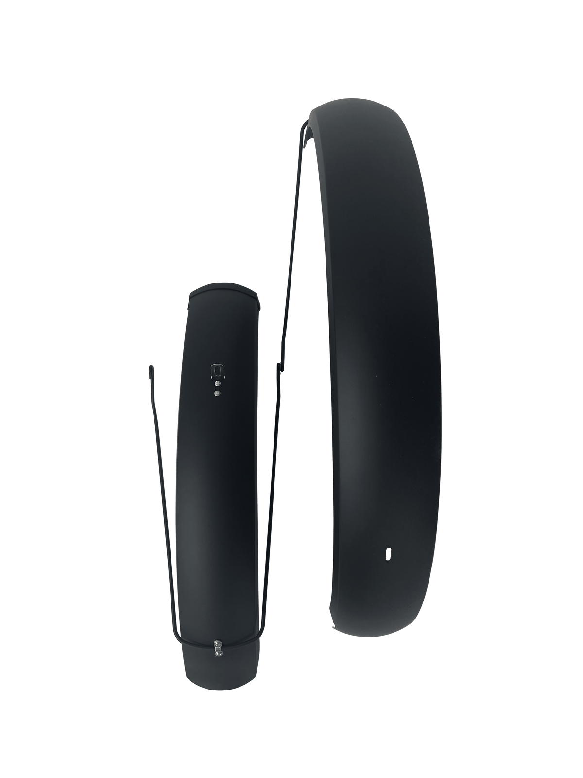 VTUVIA fenders, front and rear, on a green background