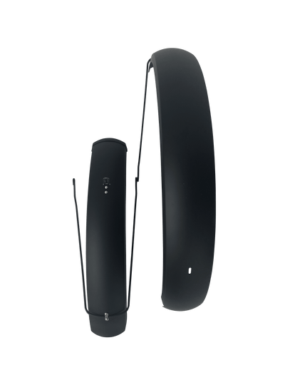 VTUVIA fenders, front and rear, on a green background