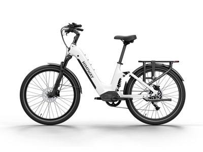 Himiway A7 Commuter eBike – White – left side profile