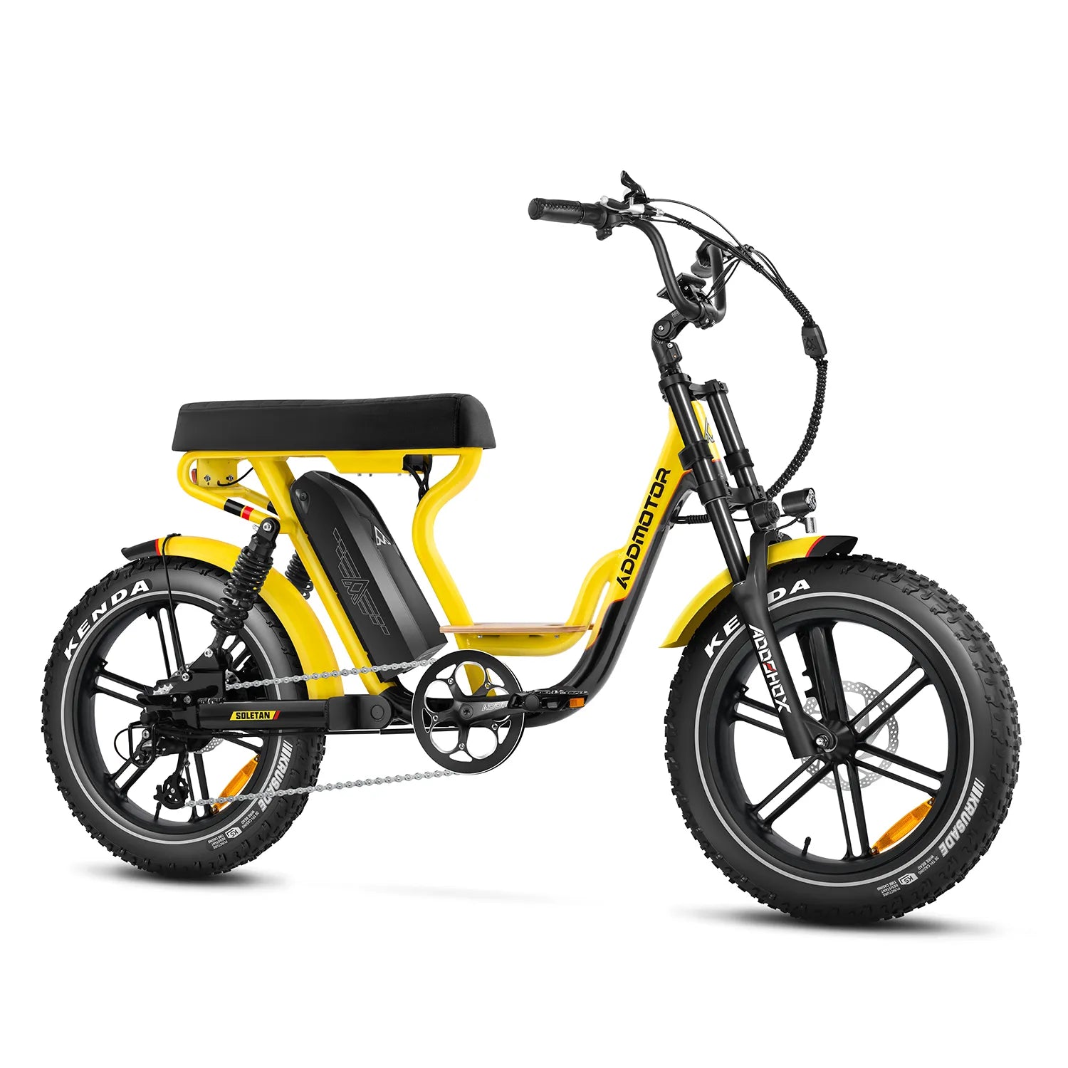 Addmotor Soletan M-66X Full-Suspension eBike — yellow