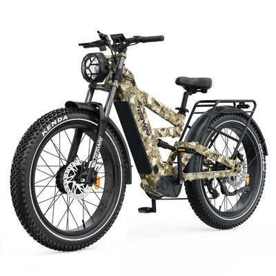 Tesway X9 Ultra 60V Dual-Motor Electric Mountain Bike, 4000W Peak
