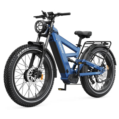 Tesway X9 Ultra 60V Dual-Motor Electric Mountain Bike, 4000W Peak