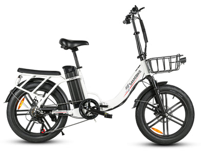Samebike CY20 Pro Folding Commuter Electric Bike, Solid Wheel