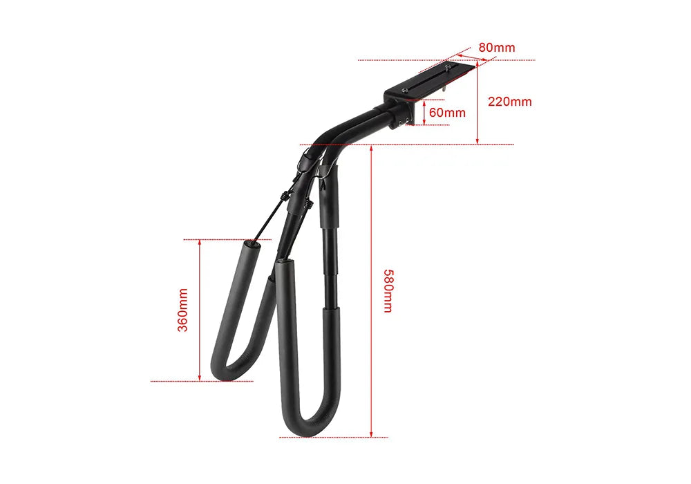 Surfboard Bicycle Carrier Rack